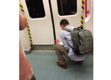 O que no metrô! !