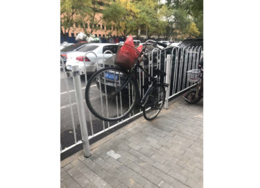 Ejecución pública de bicicletas.