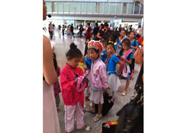 Children I saw at the airport