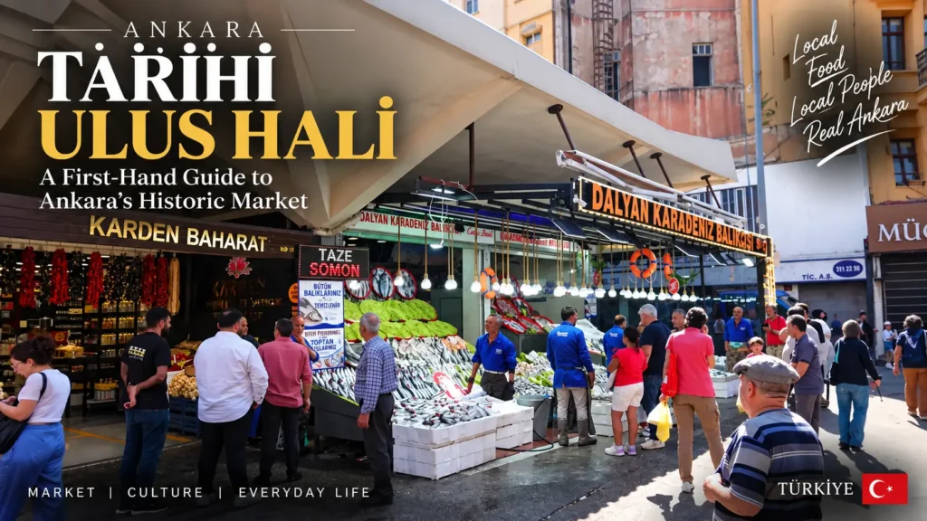 Tarihi Ulus Hali market in Ankara